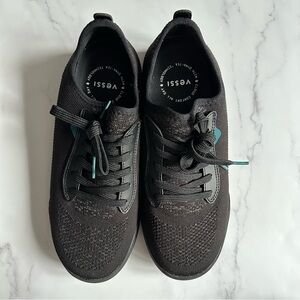 Vessi Asphalt Black on Black M8/W9 Weekend Sneaker